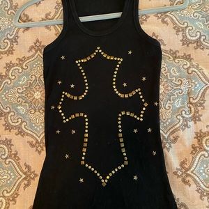 Gold Cross Tank